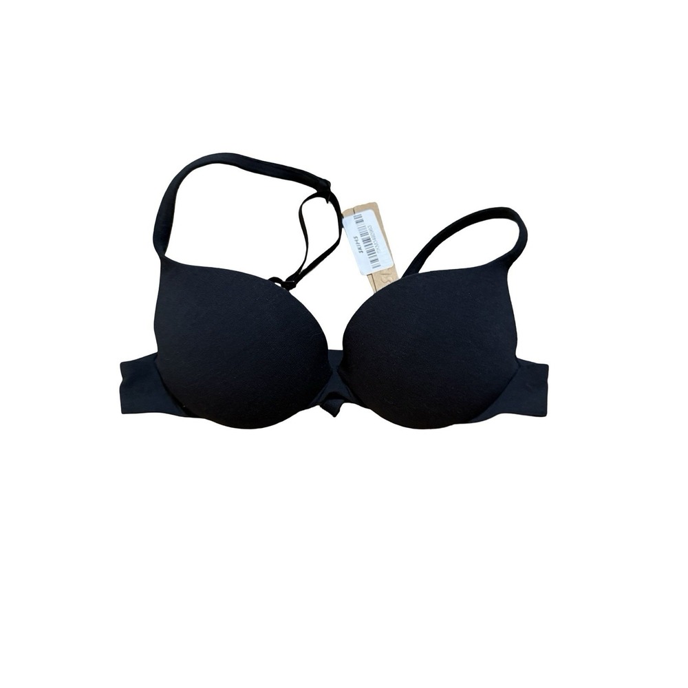 Skims Everyday Cotton Ultimate Bra Onyx Black 32B BR-PUS-10645W - Picture 2 of 4